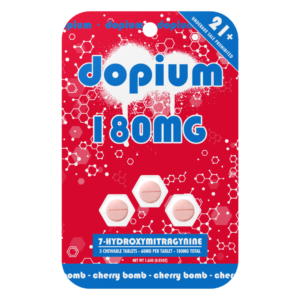 180MG 7-OH Chewable Tablets - Cherry Bomb