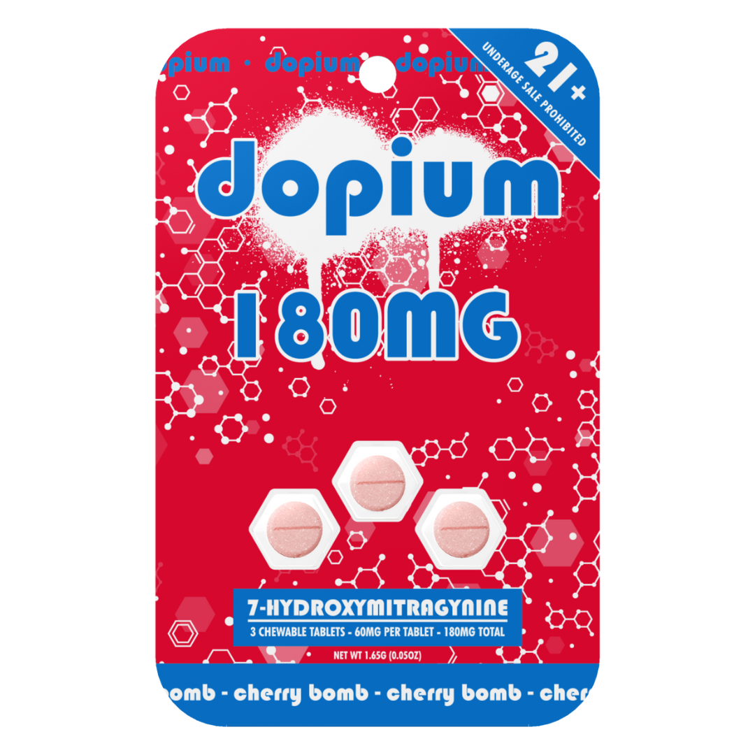 180MG 7-OH Chewable Tablets - Cherry Bomb