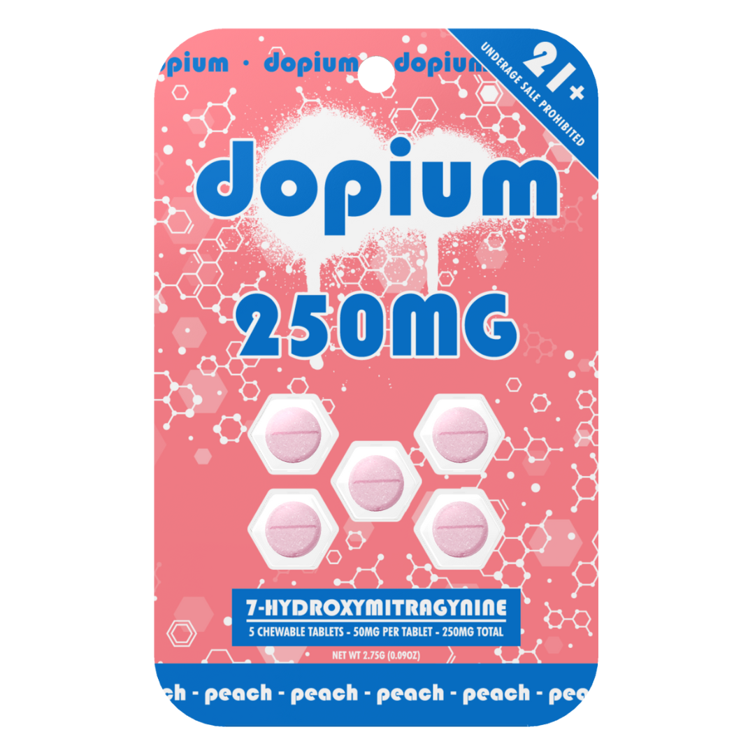 250MG 7-OH Chewable Tablets - Peach